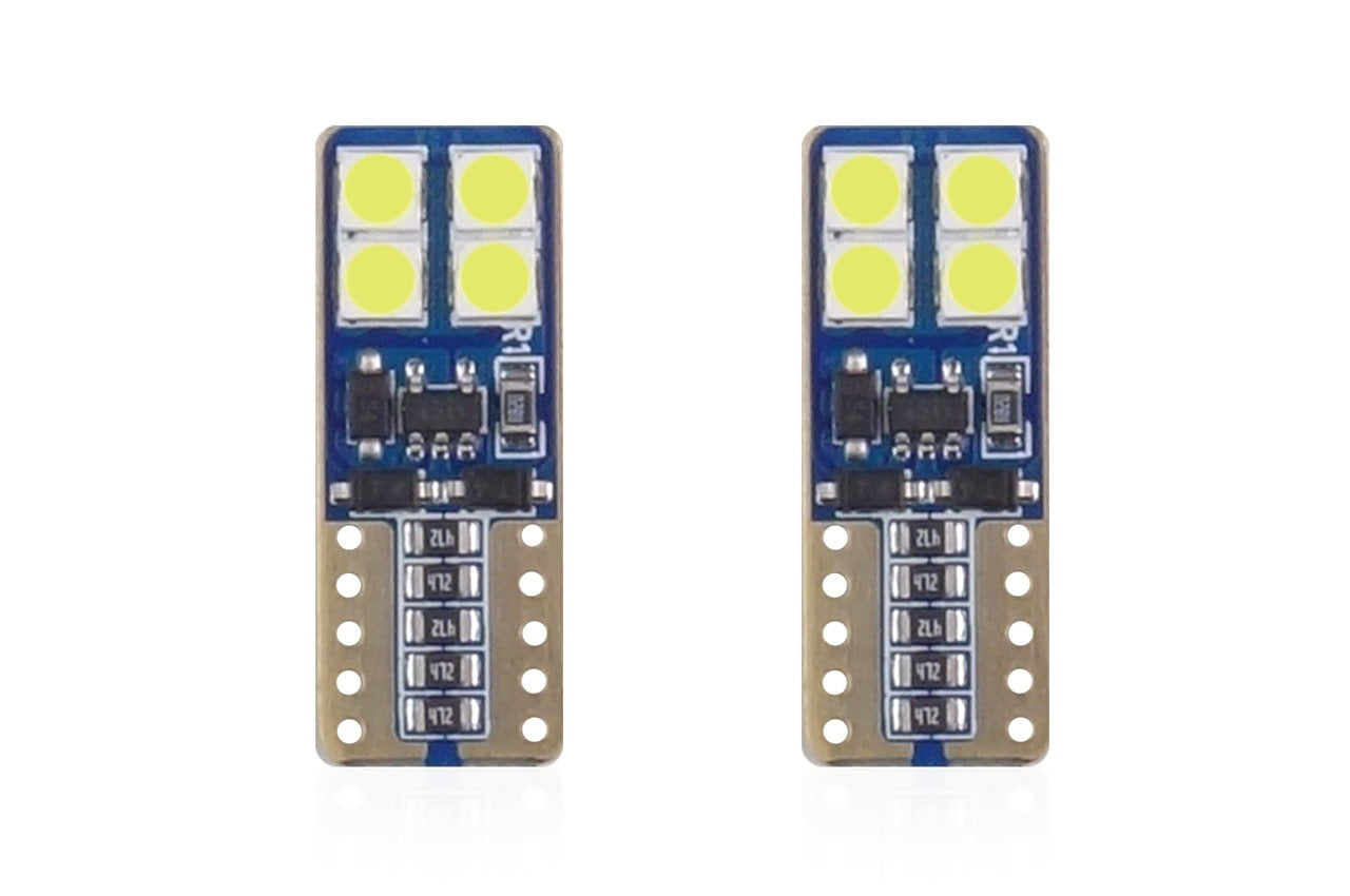 T10 - 2835 - 8 SMD - CANBUS - 12/24V - 2 stuks T10 - 2835 - 8 SMD - CANBUS - 12/24V - 2 stuks